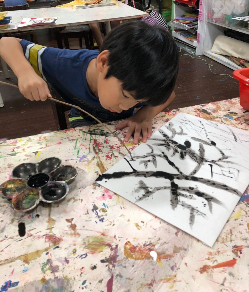 childrens-ink-wash-painting兒童水墨畫